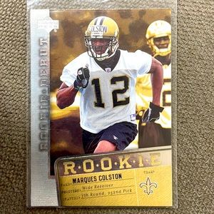 🔥 Marques Colston New Orleans Saints Rookie Card! 🏈